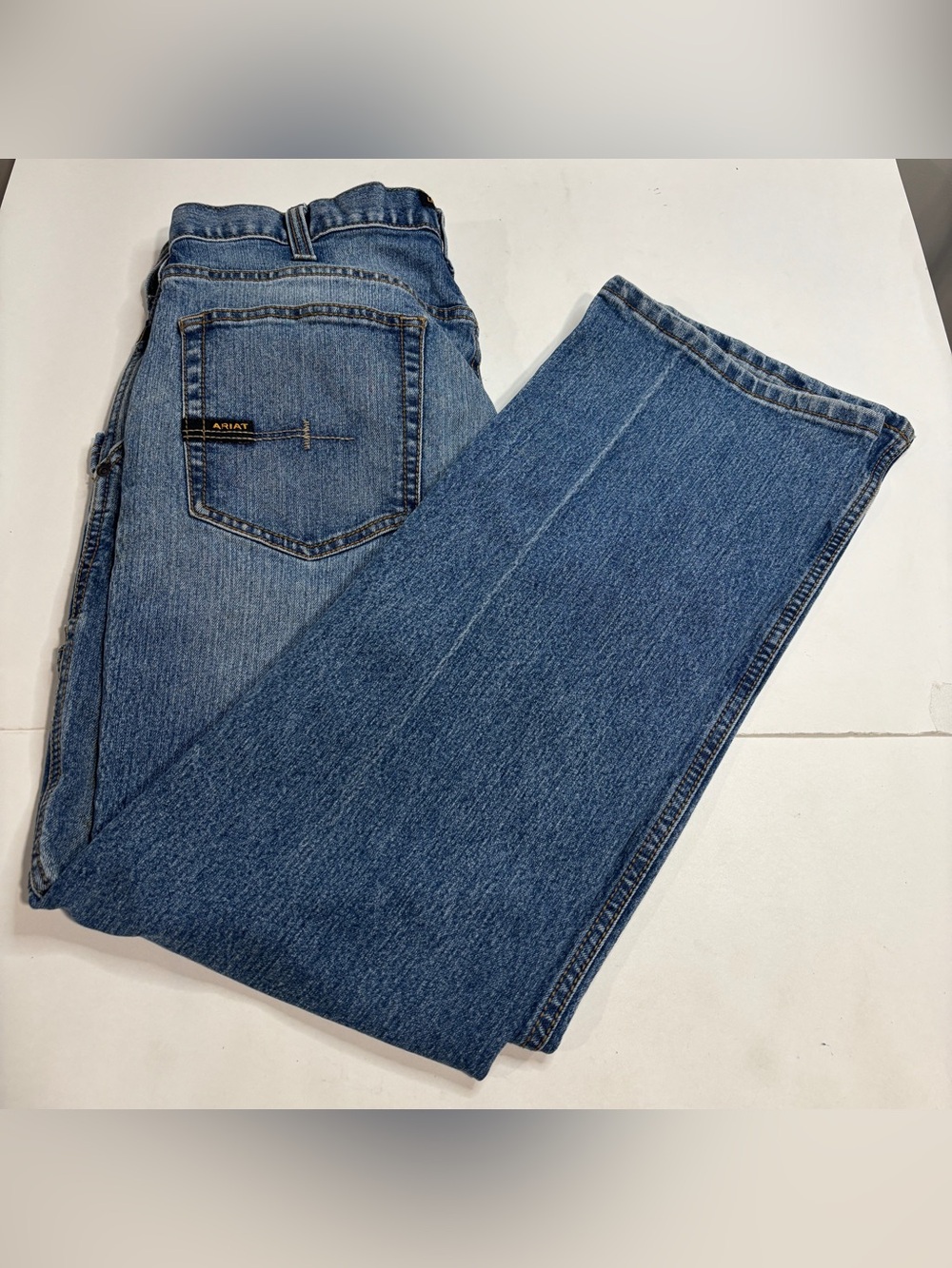 Ariat Rebar M4 DuraStretch Workhorse Boot Jeans Men's 34 x 32 Relaxed
